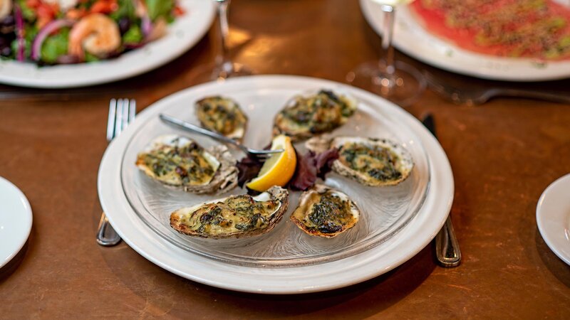 Oysters appetizer